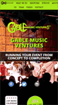 Mobile Screenshot of gablemusicventures.com